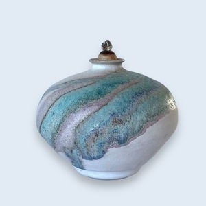 VTG Charles Focht Tucson Handmade Oil Lamp Permanent Wick Never Needs Replaced